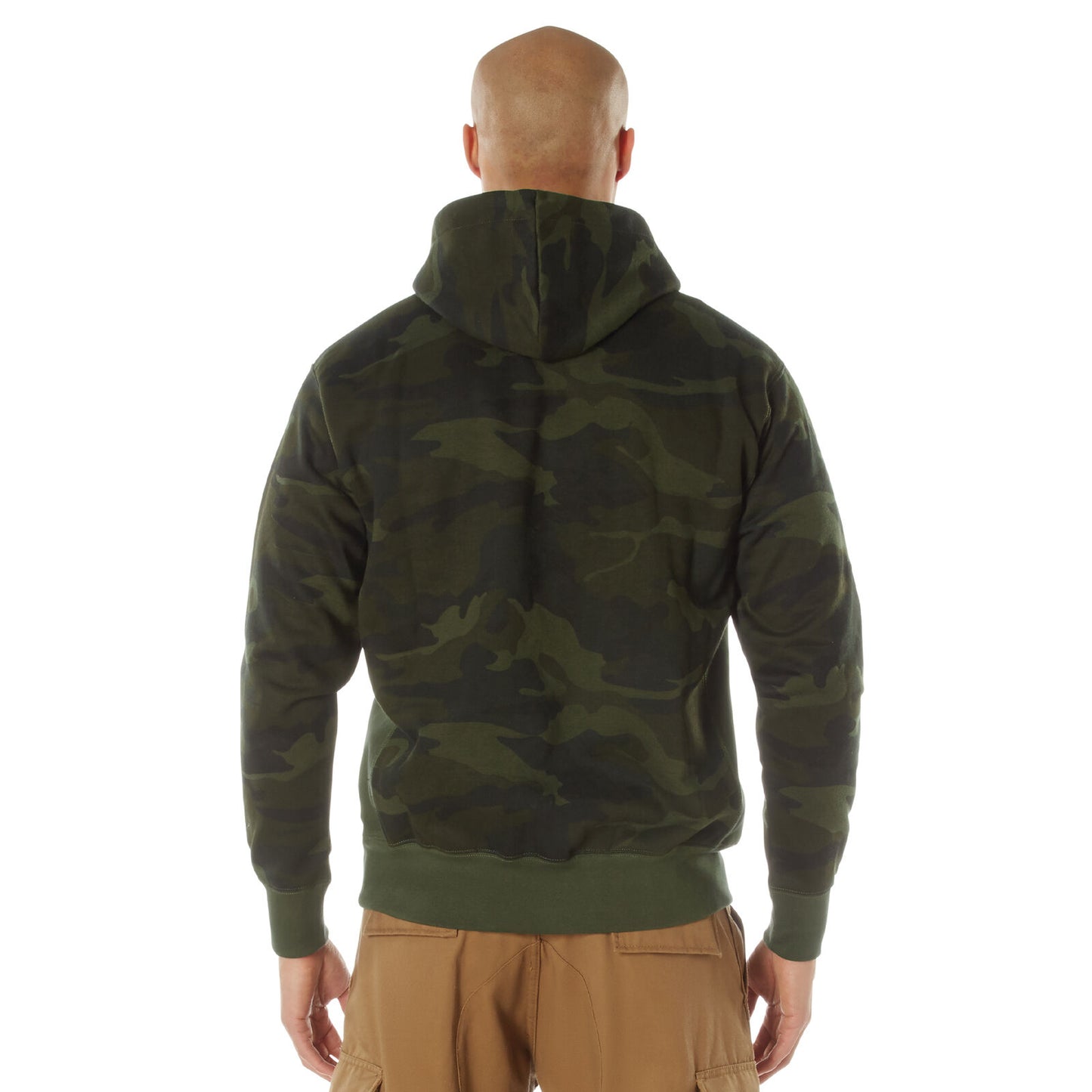 Midnight Woodland Camo Every Day Pullover Hooded Sweatshirt Fashion Hoodie