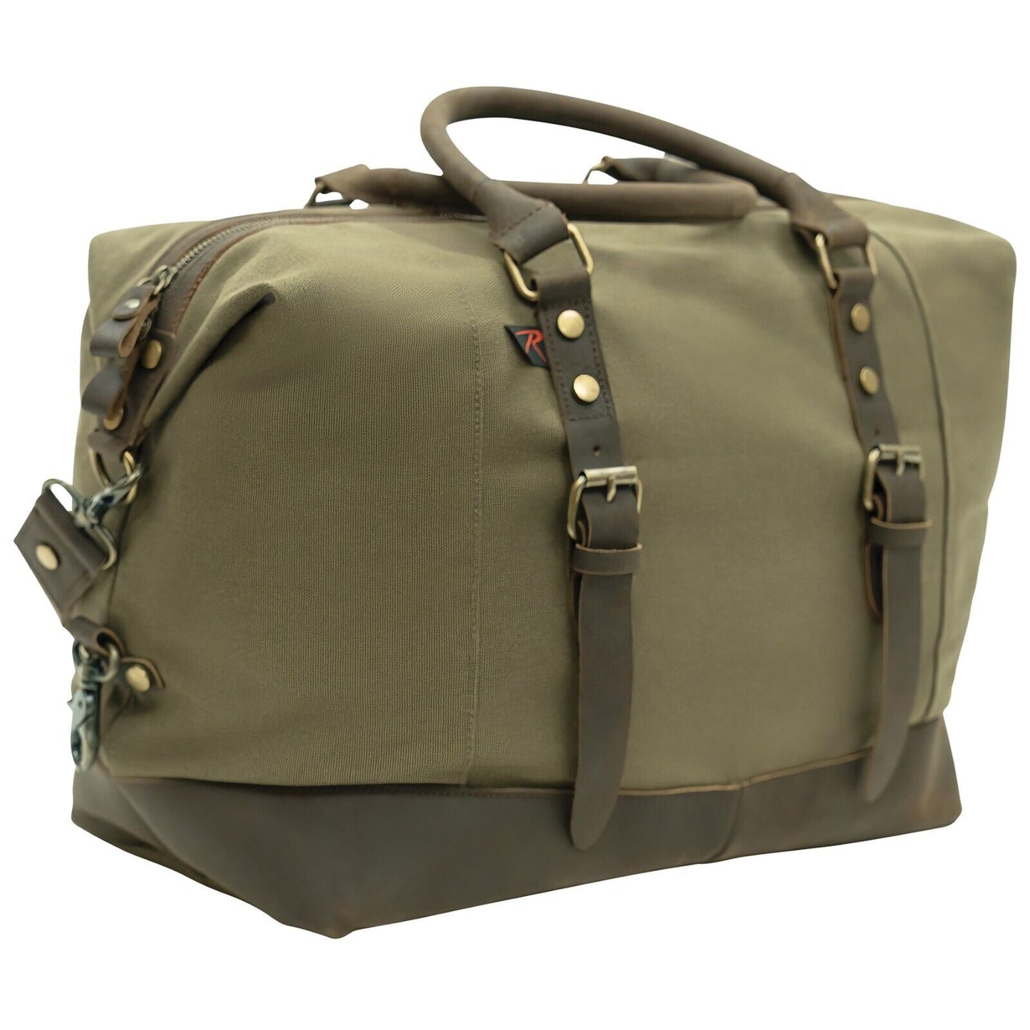 Rothco Carry-On Travel Bag - Olive Drab Canvas Duffle Bag