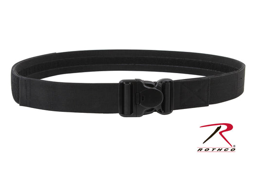 Black Triple Retention Tactical Duty Belt - 2" Law Enforcement Hook & Loop Belts