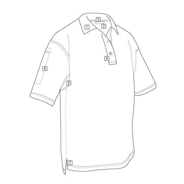 Tru-Spec 24-7 Series Men's Original Short Sleeve Polo - Tactical Professional