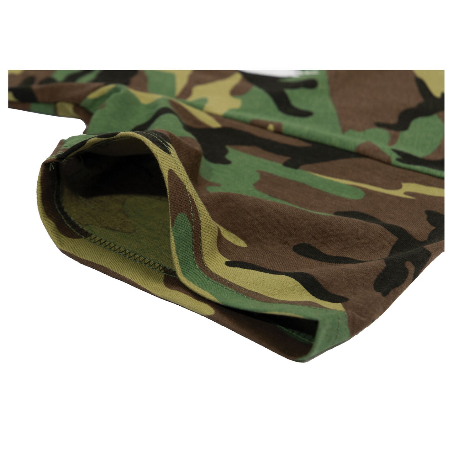 Rothco Camo US Flag T-Shirt Camouflage Tee Shirt With Distressed US Flag