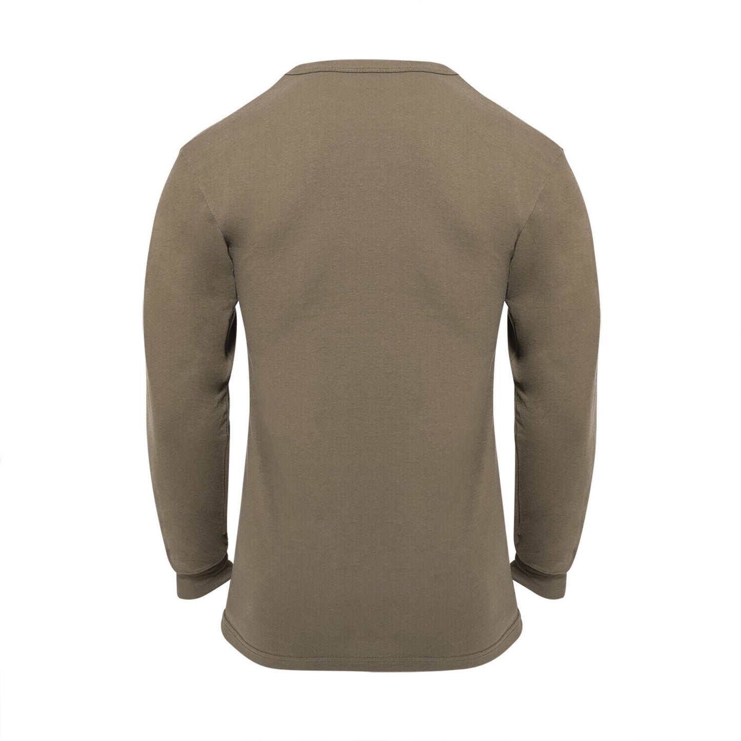 Men's Brown Long Sleeve Tacitical T-Shirt