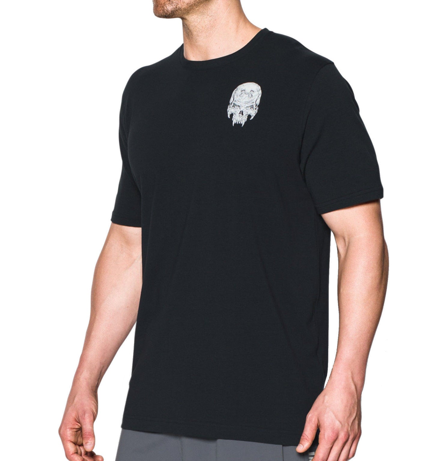 Under Armour Freedom Jack T-Shirt - UA Men's Black Tactical Charged Cotton Tee