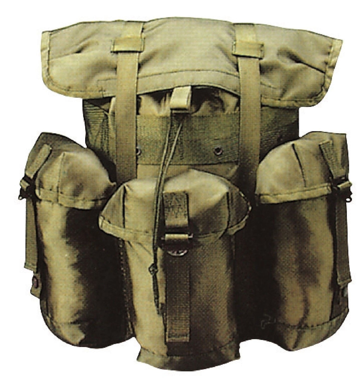 Olive Drab G.I. Style Mini Alice Pack 20L 600D Polyester Tactical Bag