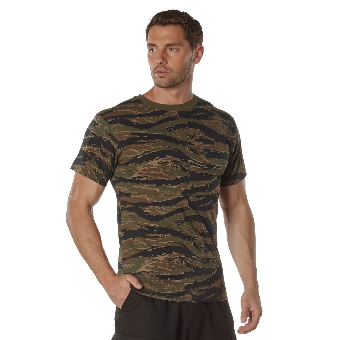 100% Cotton Camo T-Shirt Collection 5 Colors, Standard Fit