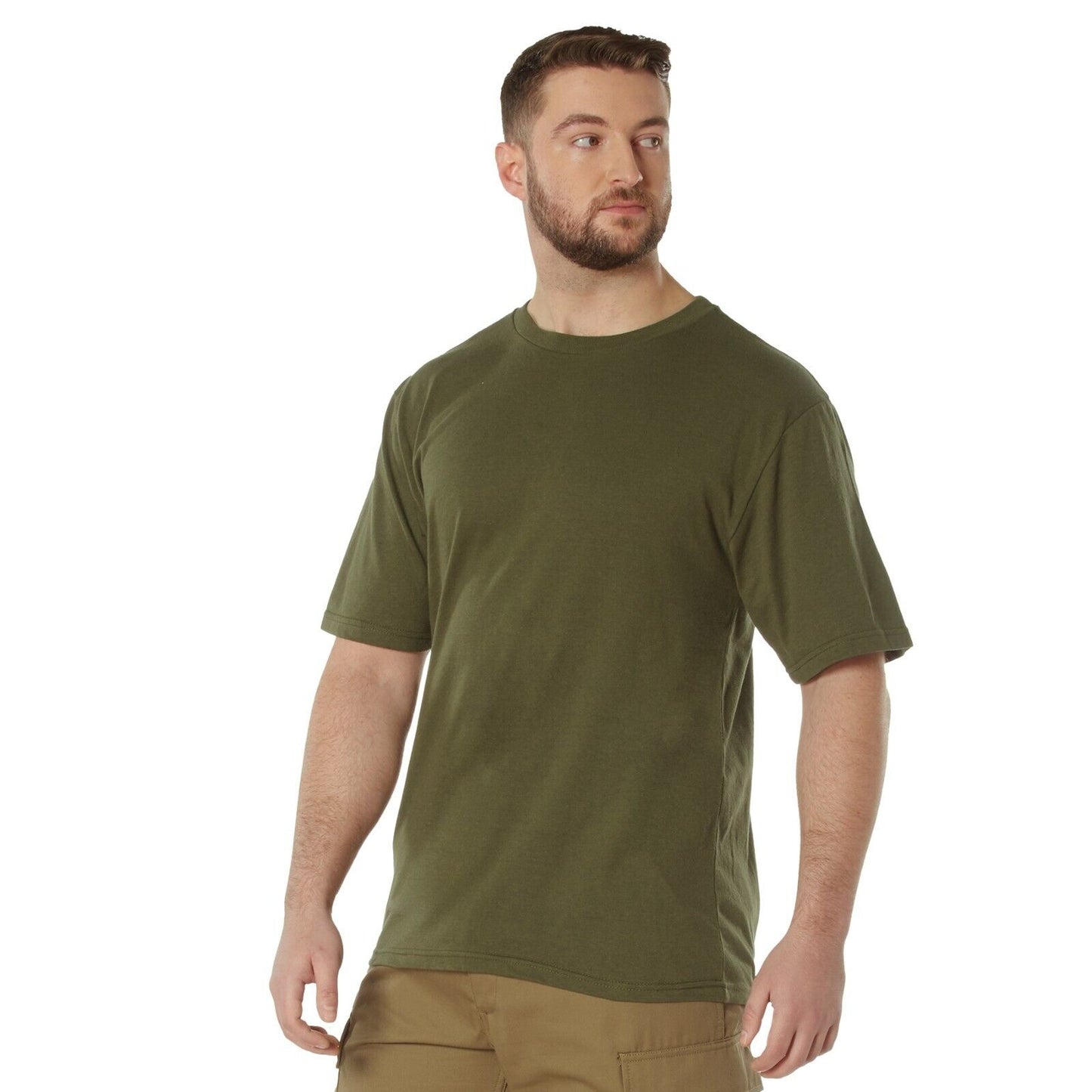 Rothco Full Comfort Fit T-Shirt Lightweight Poly/Cotton Men's Tee