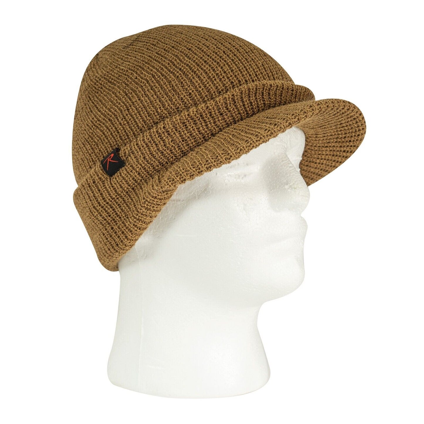 100% Wool Watch Cap with Brim