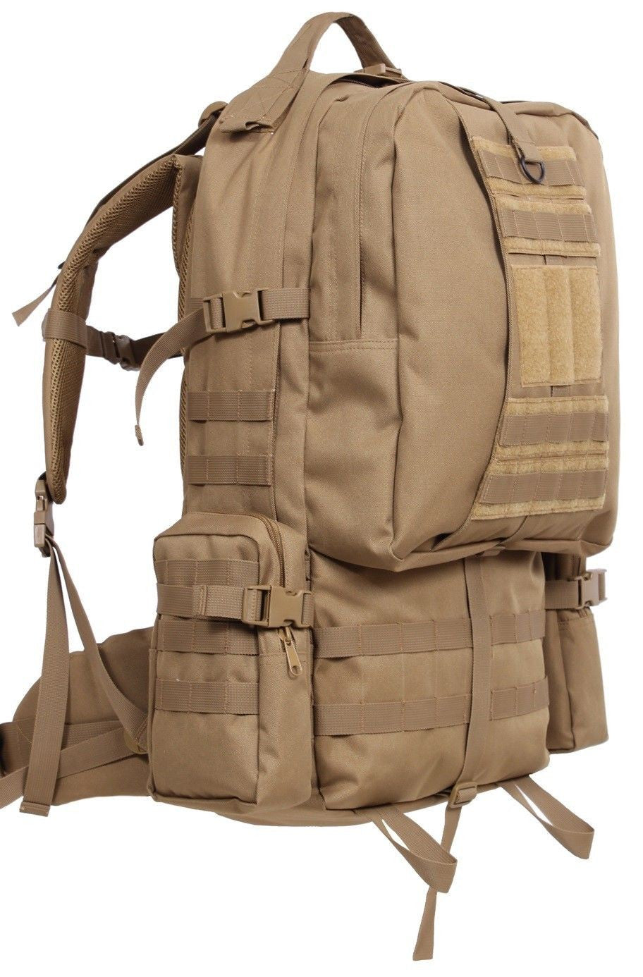 Coyote Brown 3-Day Global Pack 25 Tactical MOLLE Outdoor Gear Bag – Grunt  Force