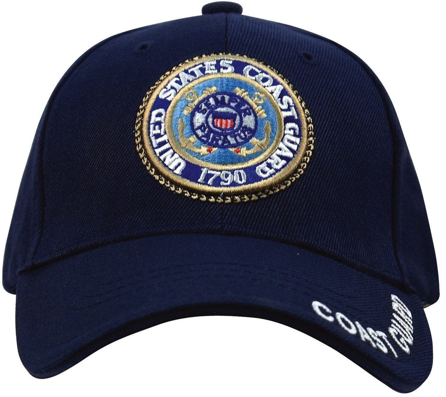 Navy Blue U.S. Coast Guard - Deluxe Low Profile Insignia Cap