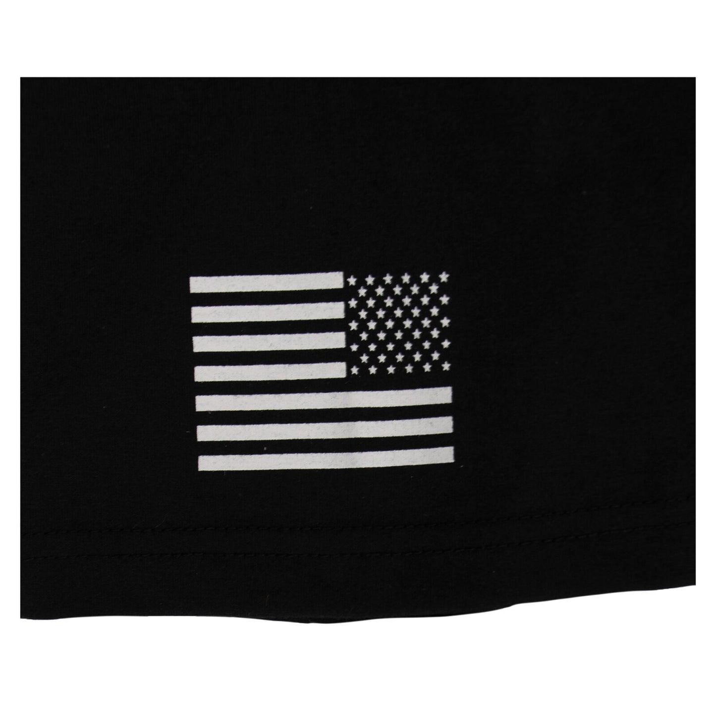 Men's Black 2-Sided "SECURITY" T-Shirt with US Flag On Sleeve
