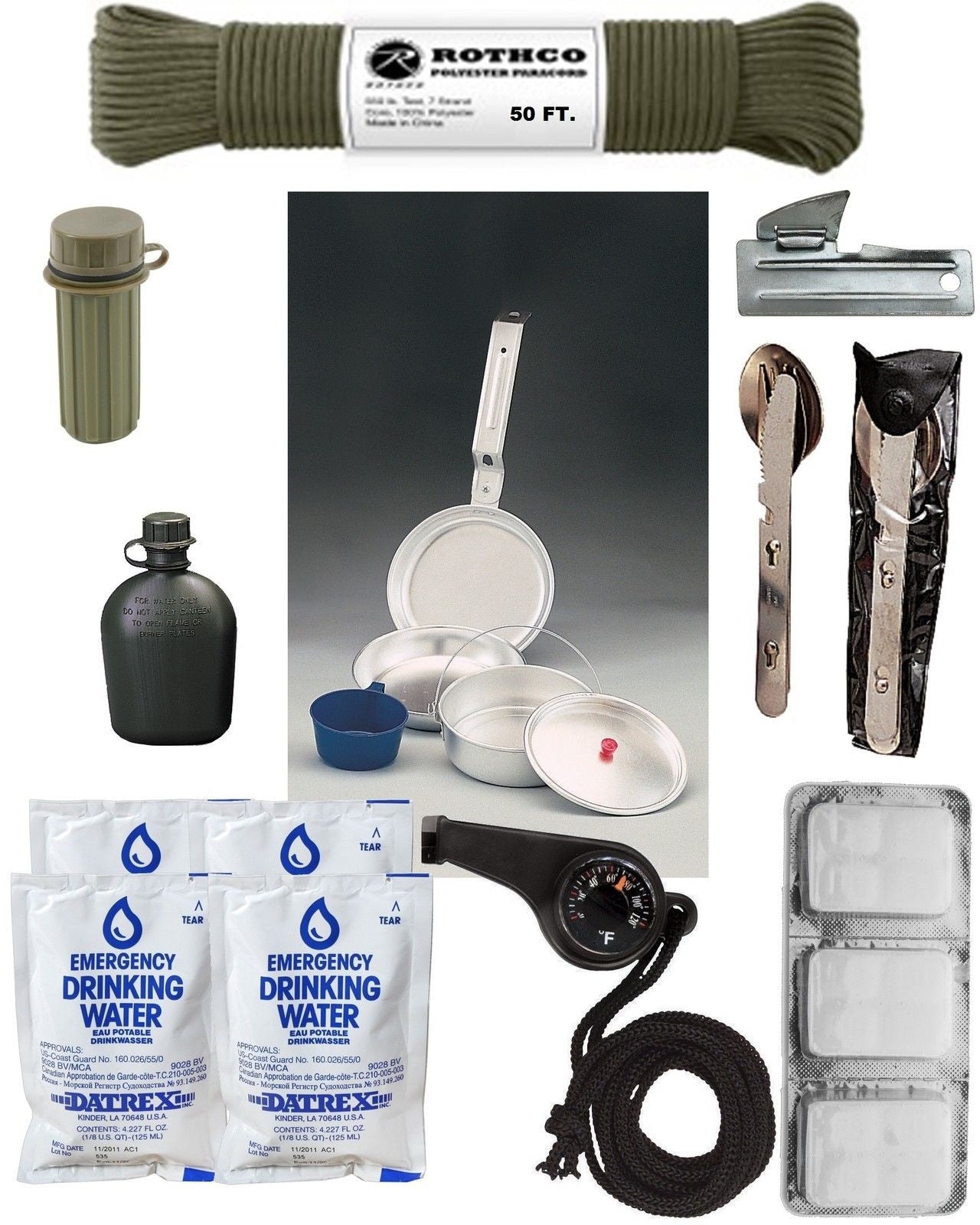 basic survival gear Basic Camping Kit & Emergency Preparedness Gear