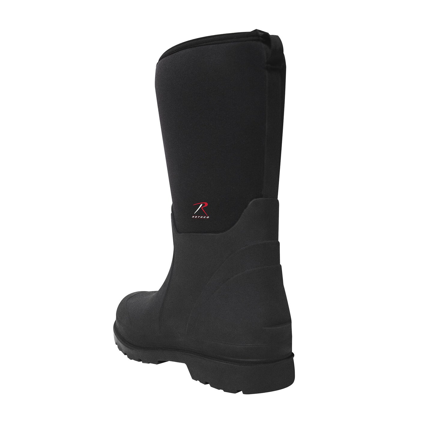 Men's 14.5 Inch Waterproof Rubber Boots In Black