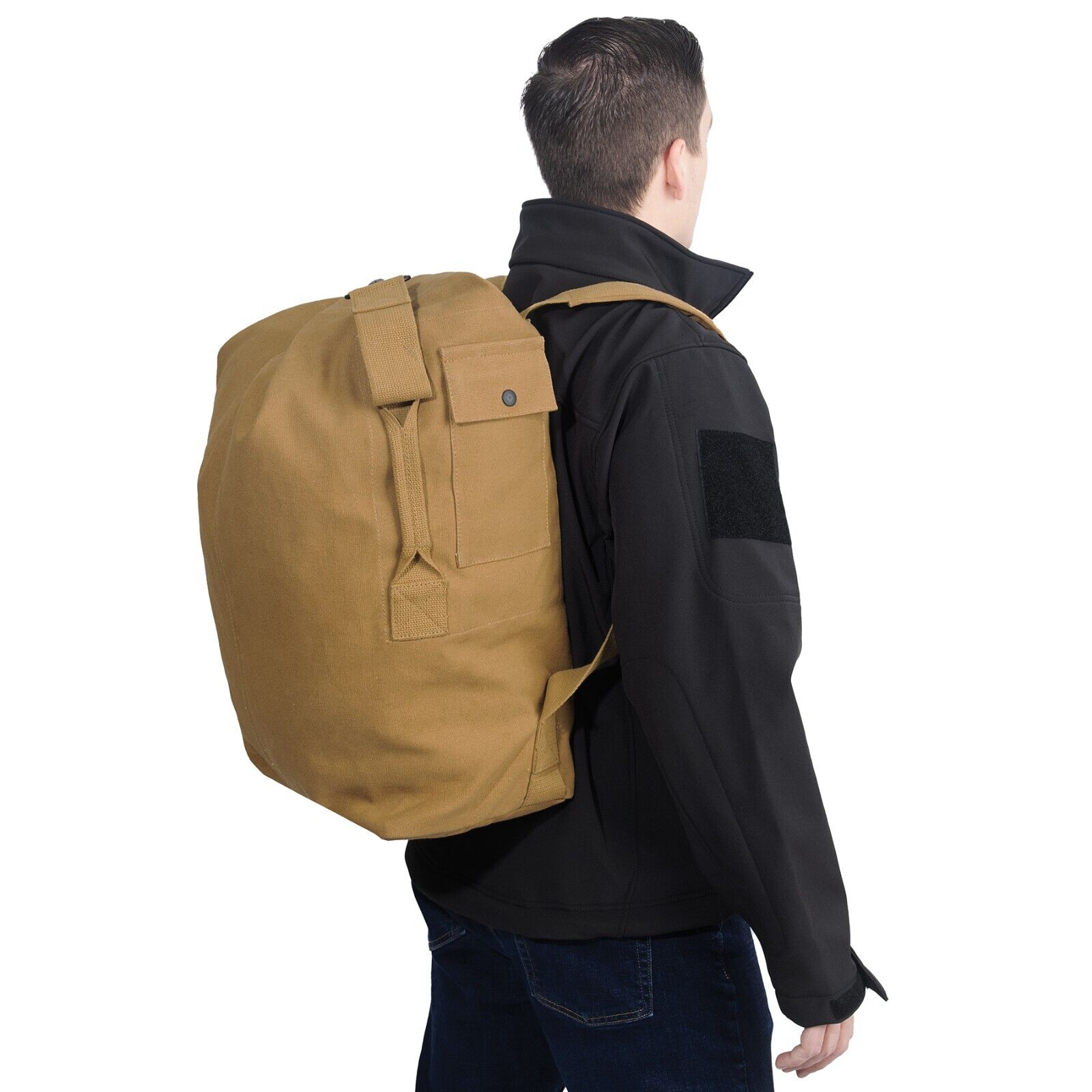 army backpack travel bag Rothco Nomad Canvas Duffle Backpack