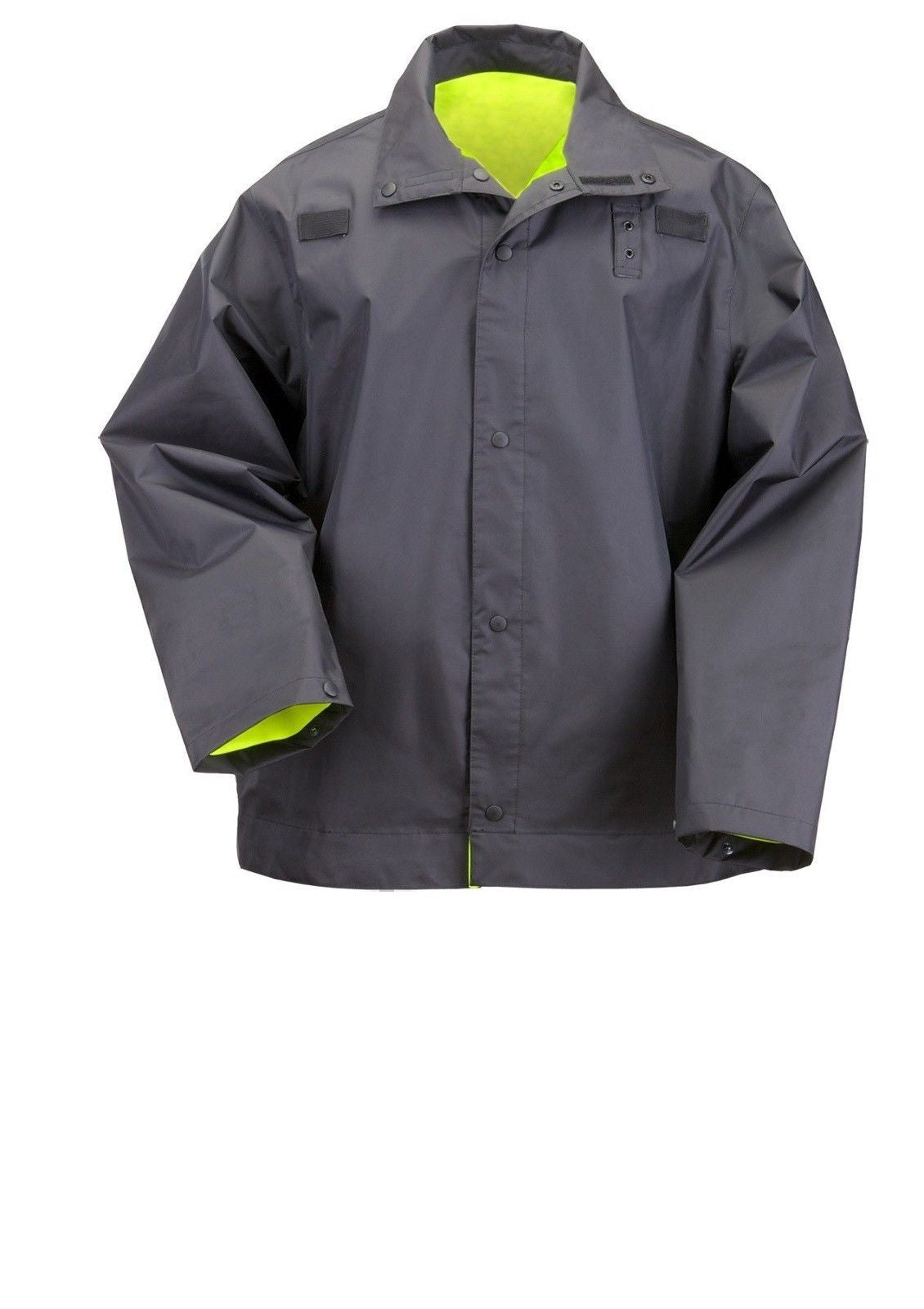 5.11 Tactical Long Reversible Waterproof Hi Vis Yellow & Black Rain Coat Jacket