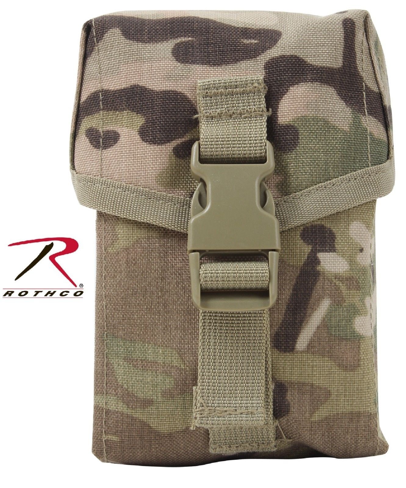 Rothco Coyote - Molle Compatible Compass Pouch, Brown