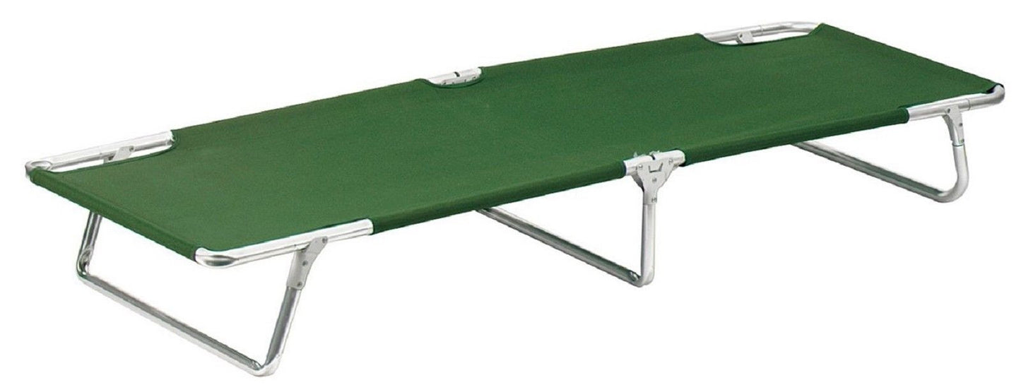 Rothco Outdoor Camping Cot - 75" Olive Drab Aluminum Camp Cots Up To 264 lbs