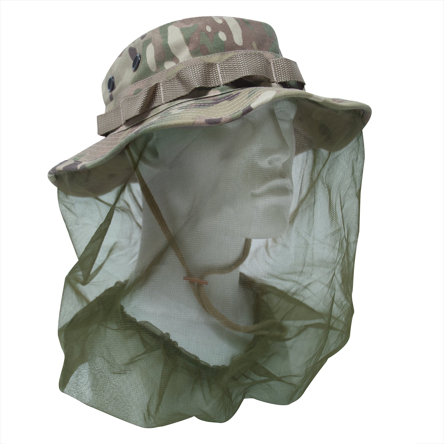 Rothco Tactical Boonie Hat w/ Mosquito Netting & Chin Strap