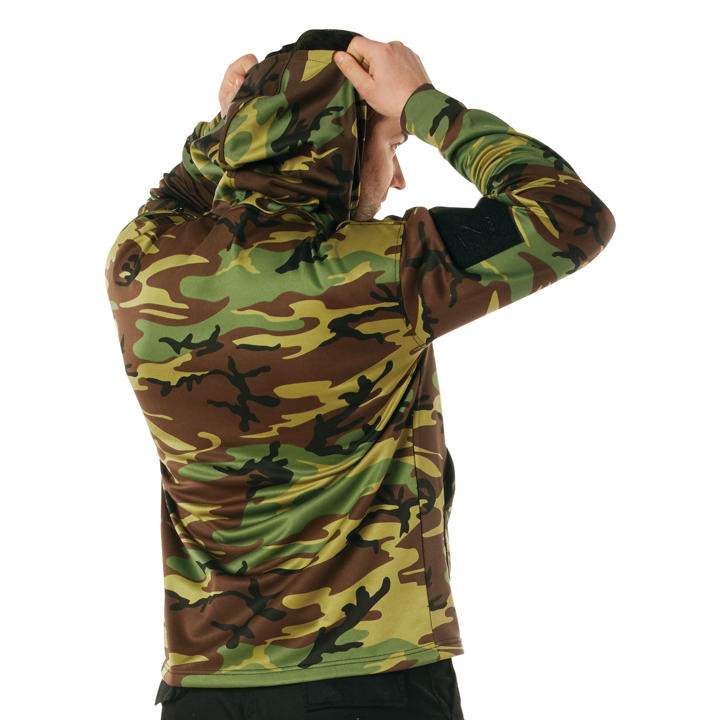 Men's Camouflage Concealed Carry Hoodies Tactical CCW Pullover Hooded Sweatshirt