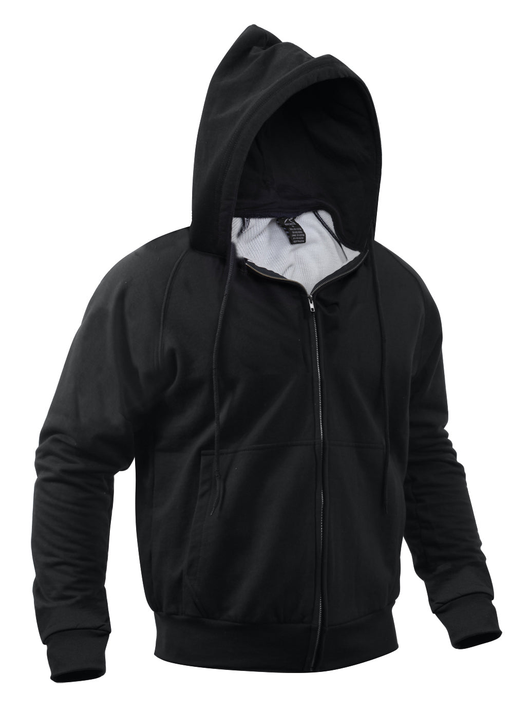 Thermal Lined Zipper Hoodie Hooded Sweatshirt