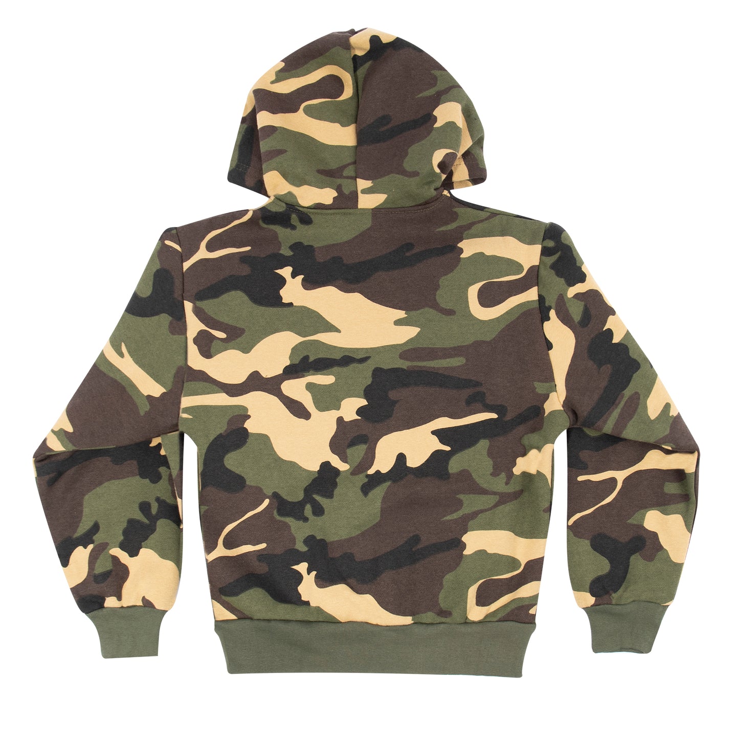 Kids Camo Hoodie - Army Marine Woodland Camouflage Pull Over Hooded Sweatshirt
