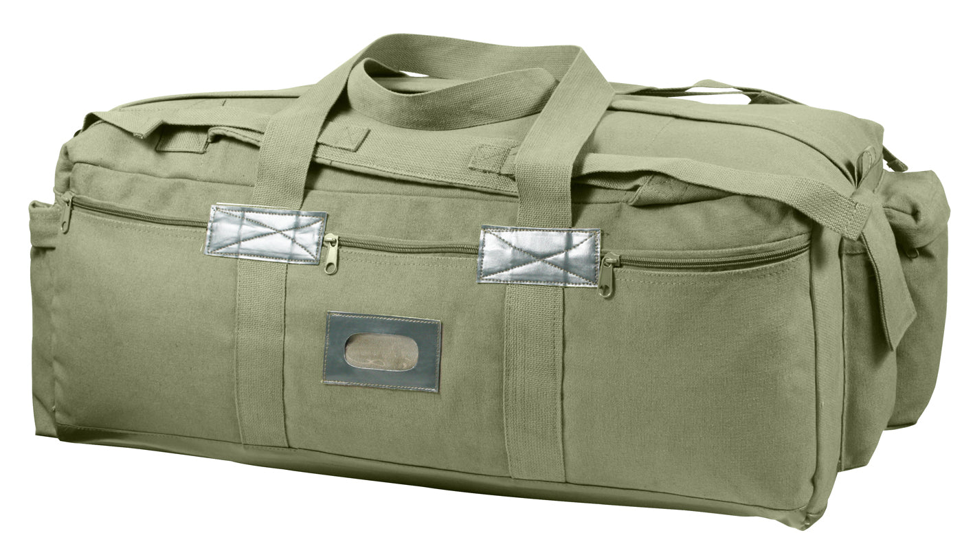 Tactical Duffle Bags - Mossad Style Canvas Gear Equipment Bag Backpack Packs