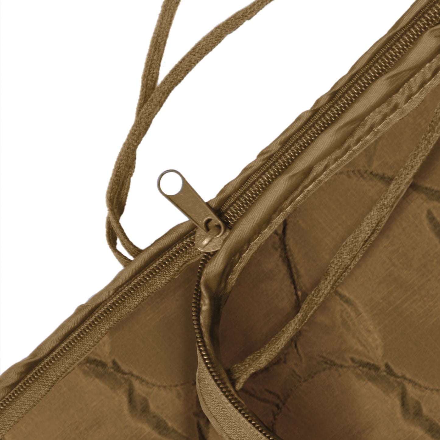 Enhanced G.I. Type Rip-Stop Poncho Liner Sleeping Bag With Zipper
