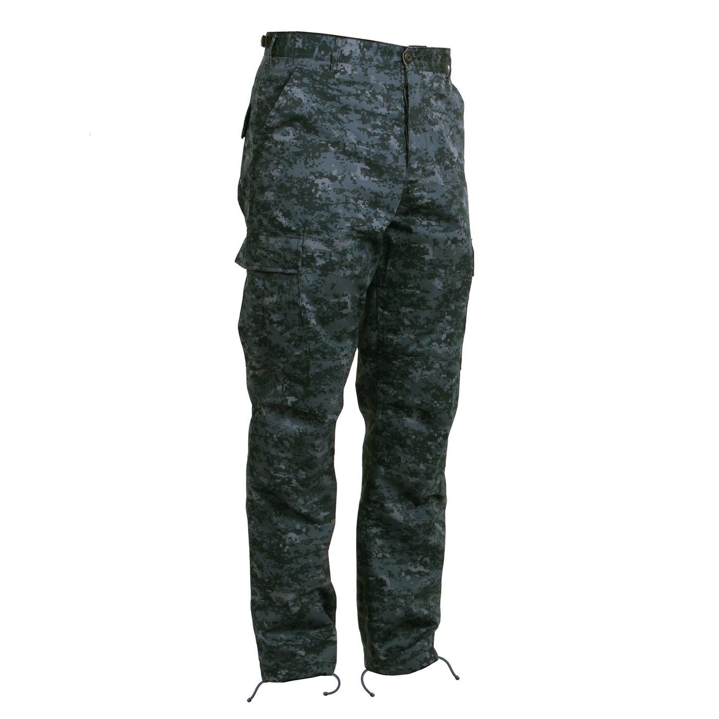 Midnight Blue Digital Camouflage BDU Cargo Pant - Mens GI Style Camo Pants