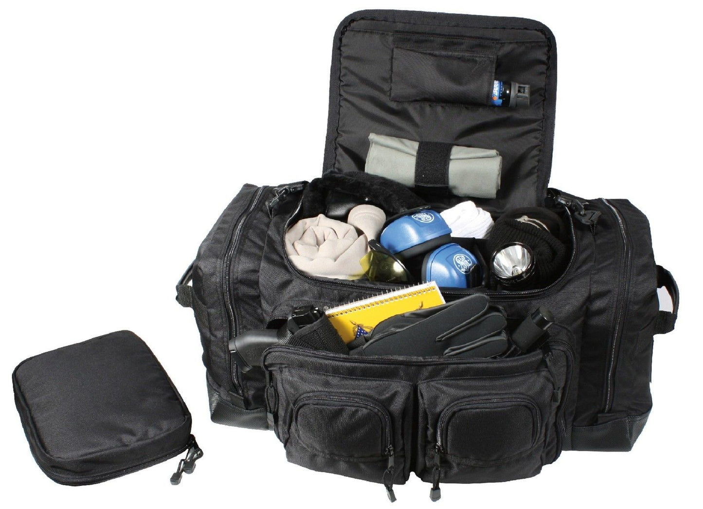 Deluxe Police Law Enforcement Gear Bag - Black Security Equipment Pack Bags