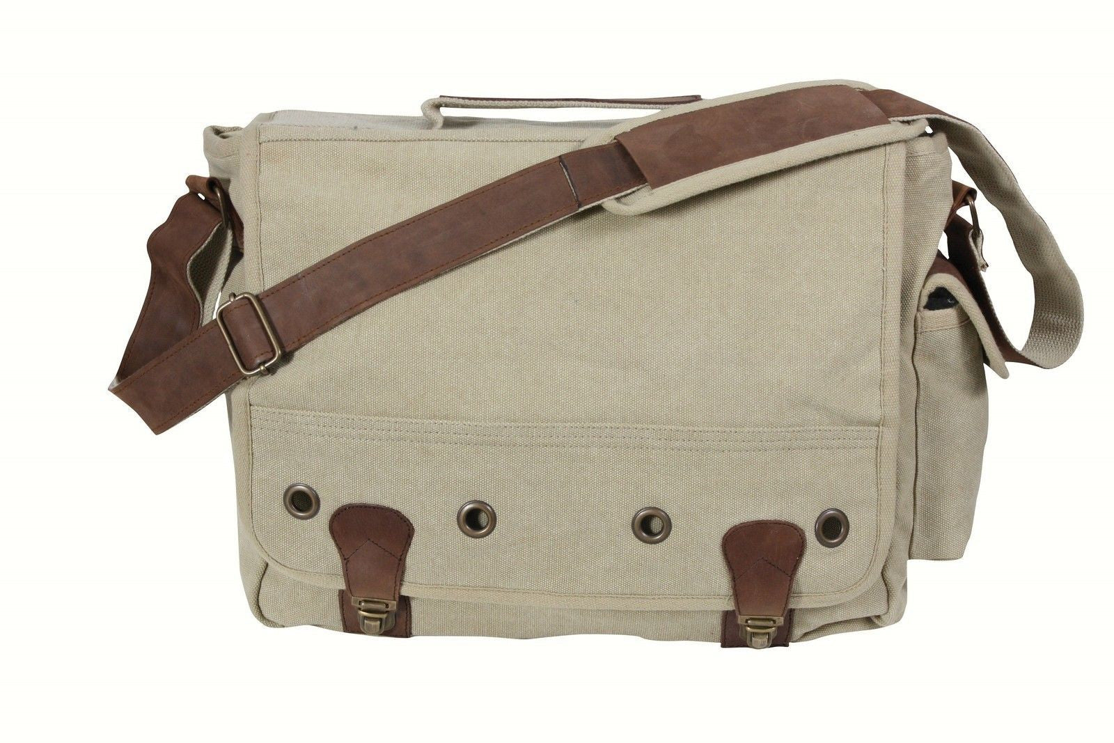  Rothco Vintage Canvas Messenger Bag Crossbody Shoulder
