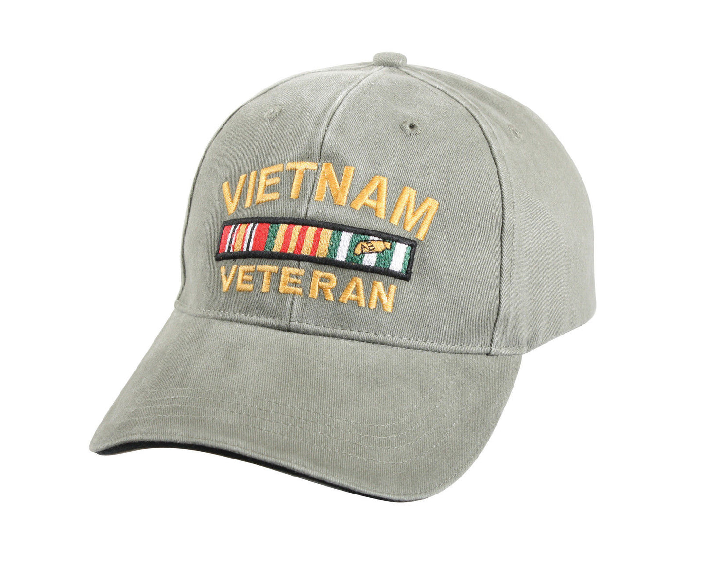 Vintage Style Deluxe Low Pro Insignia Cap 'Vietnam Veteran' - Adjustable
