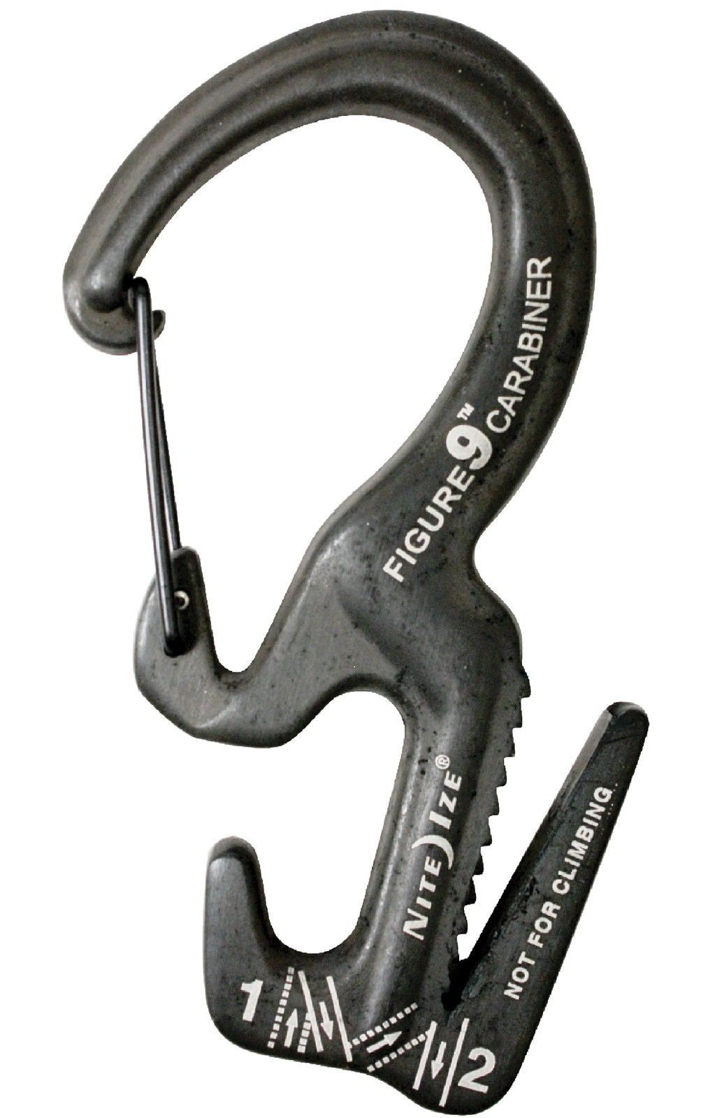 Nite Ize Figure 9 Carabiner - Versatile Lightweight Outdoor Camping Tool