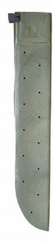 Olive Drab Plastic 18" Machete Sheath G.I. Type Blade Cover With Built In Sharpener
