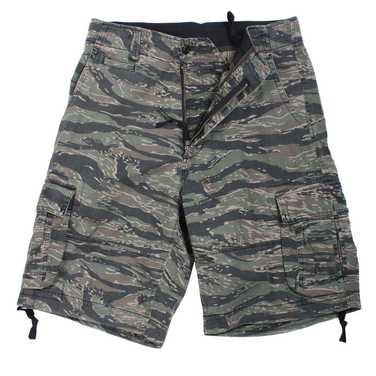 Vintage Tiger Stripe Infantry Utility Cargo Shorts