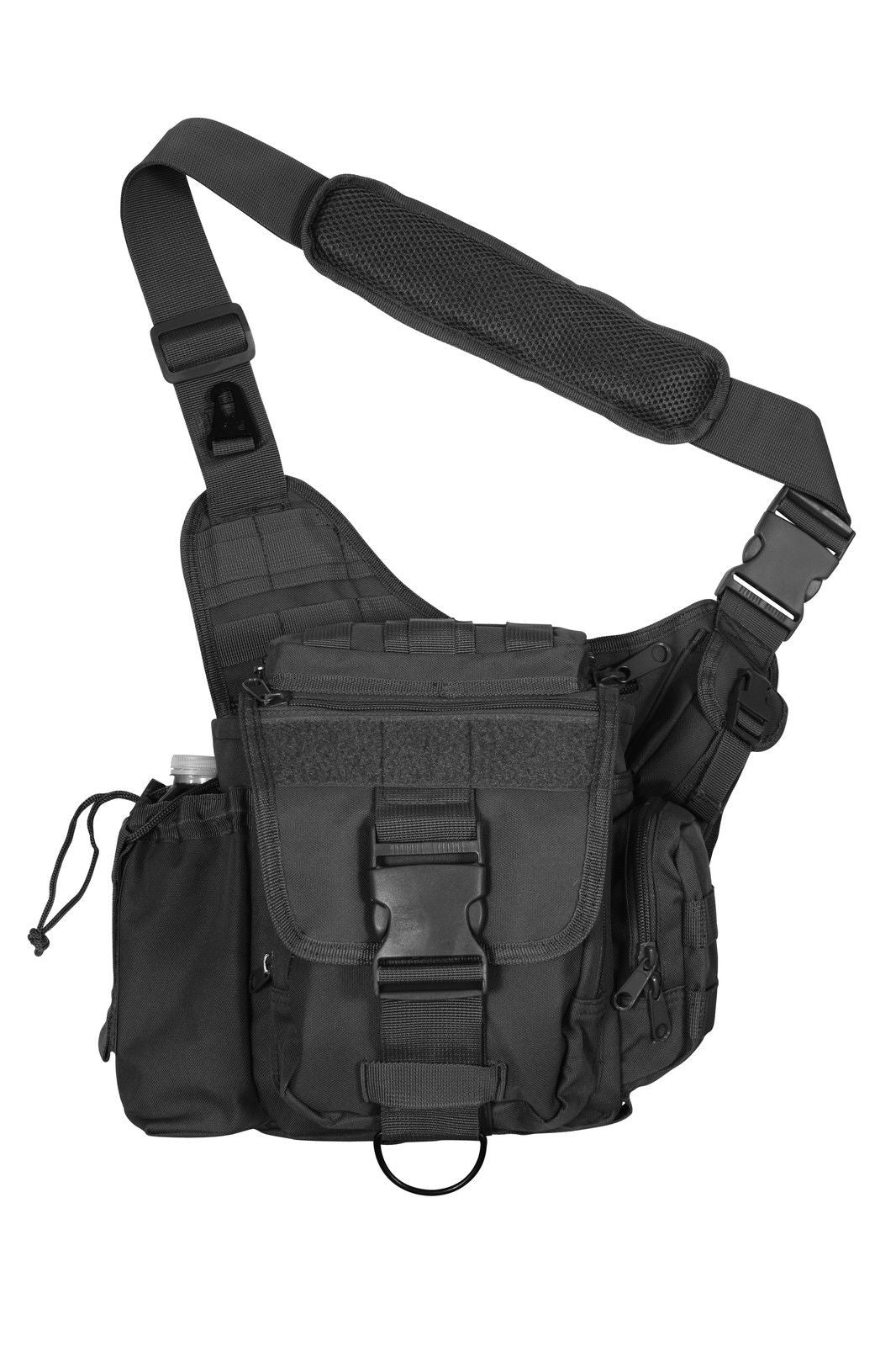 Tactical MOLLE Pouch Small Canvas Messenger Bag Small Sling Bag Crossbody  Pack