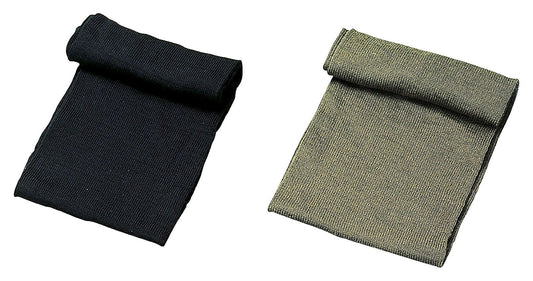Wool Scarves GI Style Wool Cold Winter Neck Warmer Scarf Black OD Green