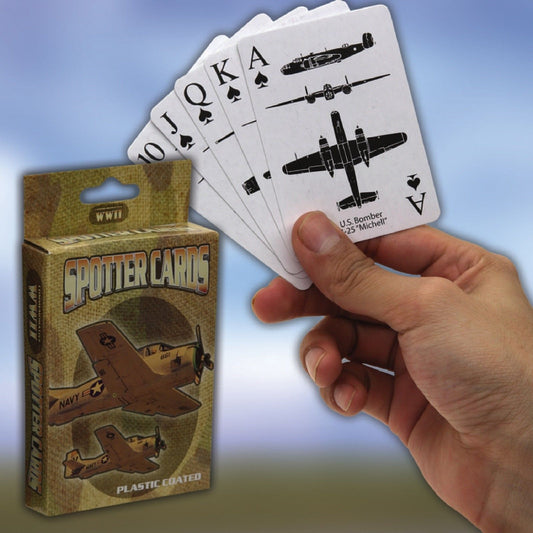 World War II Spotter Playing Cards "CE" - Learn The Aircraft As You Play