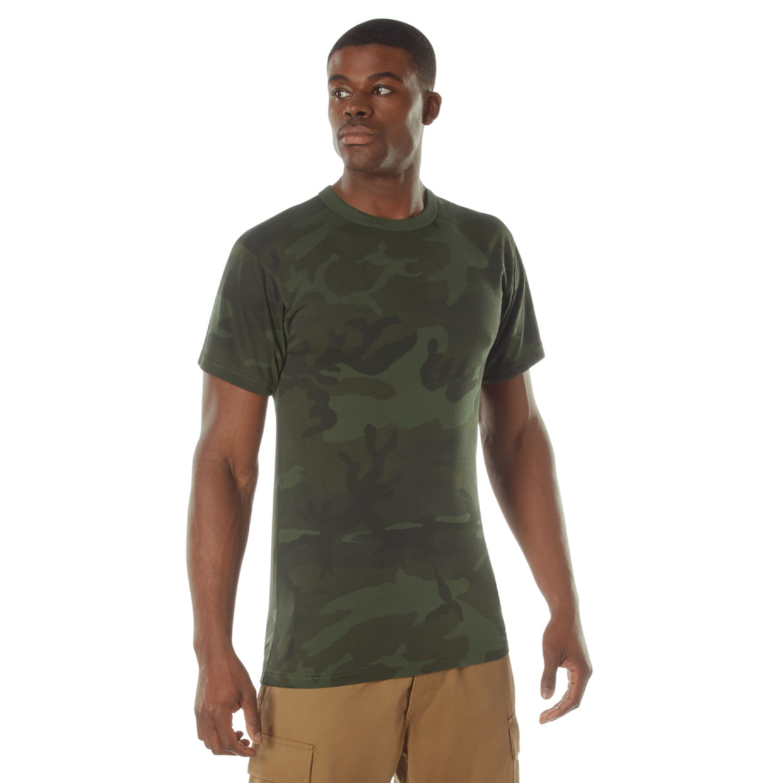 Rothco Moisture Wicking T-Shirt in Midnight Woodland Camo!