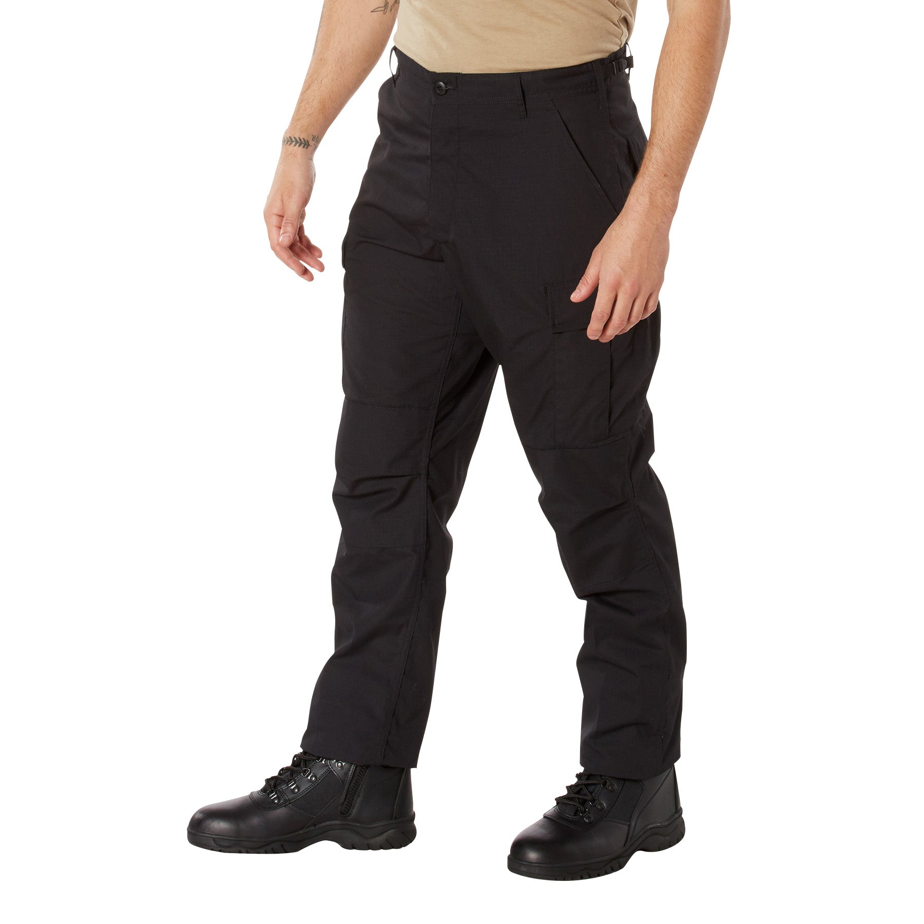 Rothco BDU Tri-Color SWAT Pants - Tactical Cargo Pants With Reinforced Knees & Multiple Pockets