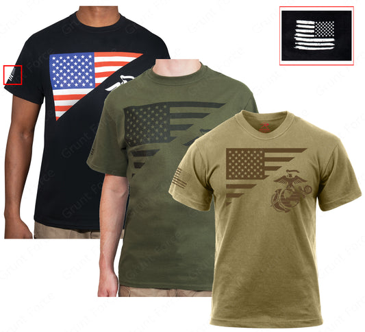 Officially Licensed USMC Men's T-Shirts