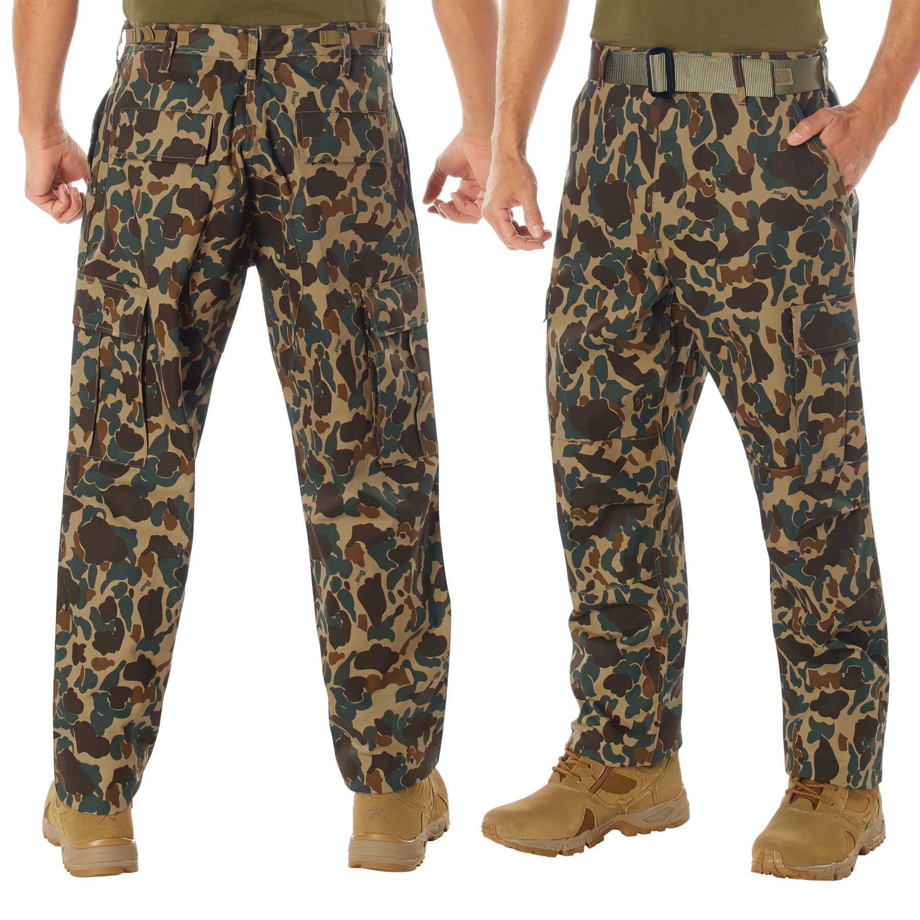Lrg Rothco Pants Rothco Camo Tactical BDU Pants in Fred Bear Camo! – Grunt Force