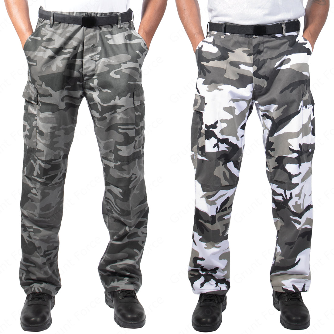 Rothco's Relaxed Fit Zipper Fly BDU Pants - City and Black Camo