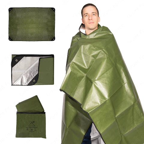 Rothco's Heavy Duty Survival Blanket - Olive Drab