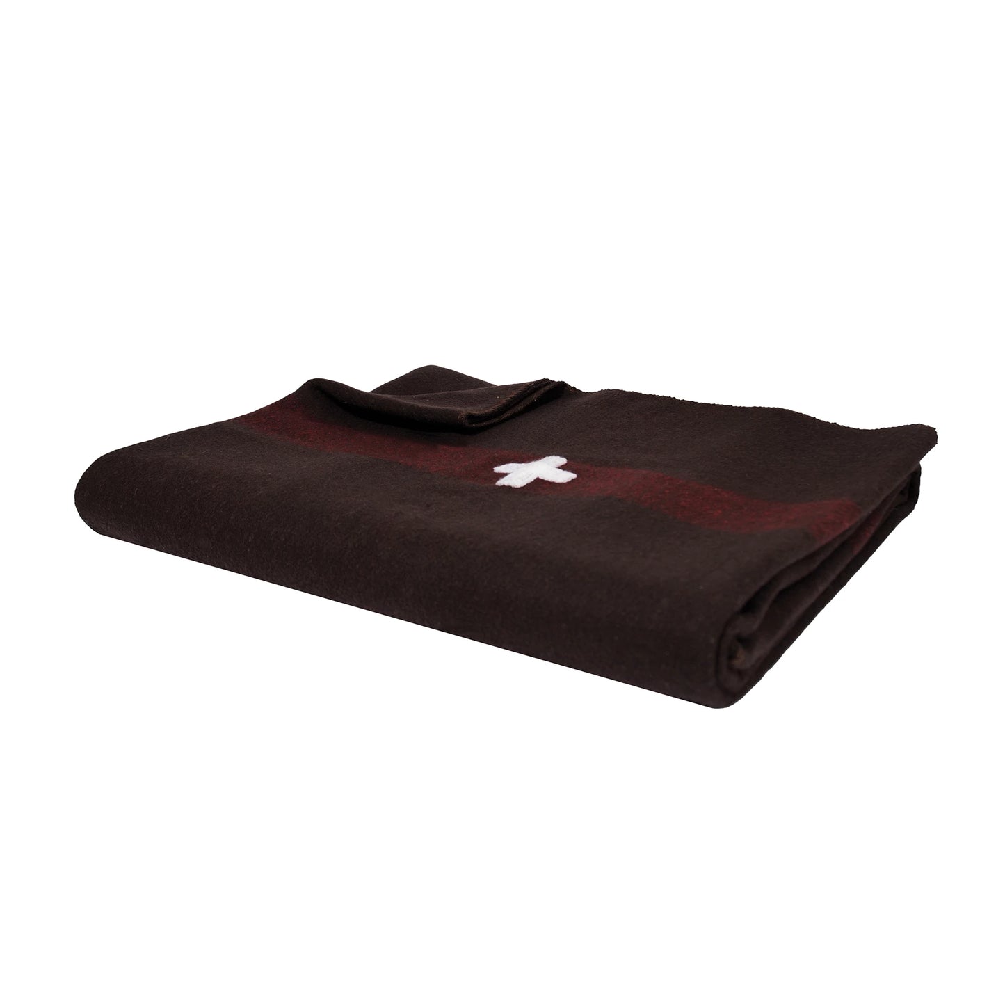 Swiss Army Wool Blanket With Cross 62x80 Fire Retardant Safety Blanket
