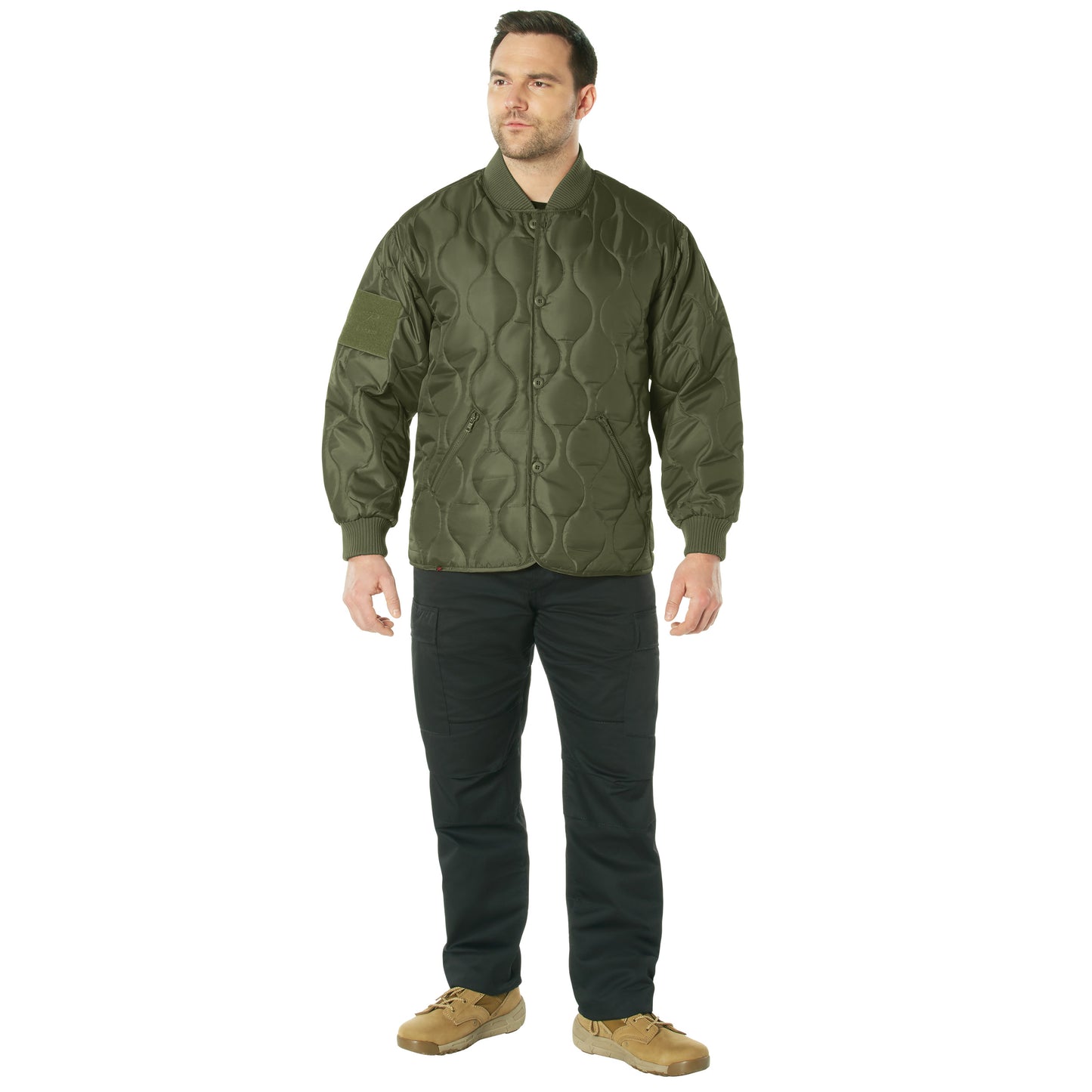 Men's Style Quilted Woobie Fashion Jacket
