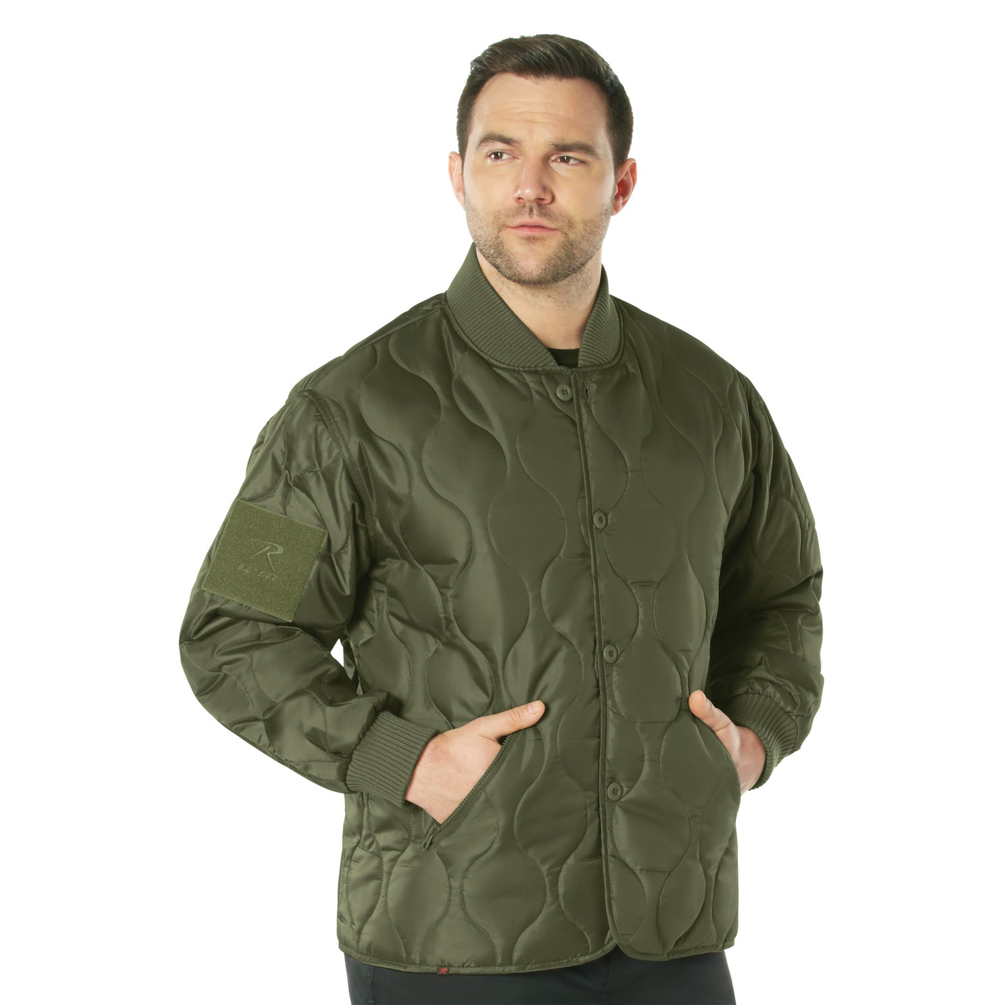 Men's Style Quilted Woobie Fashion Jacket