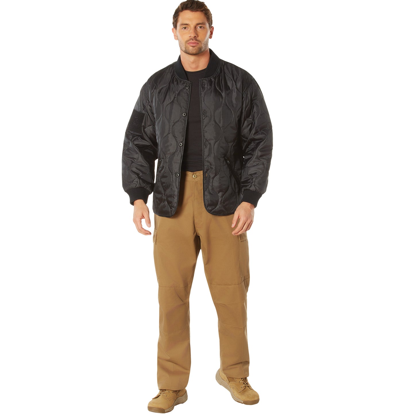 Men's Style Quilted Woobie Fashion Jacket