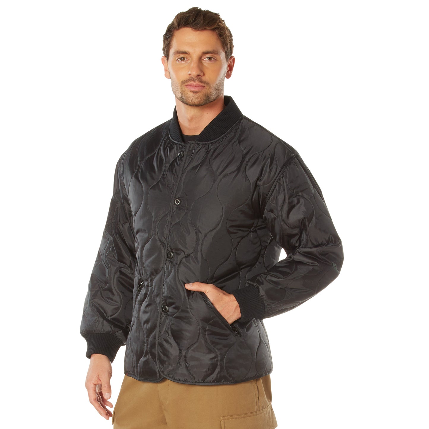 Men's Style Quilted Woobie Fashion Jacket