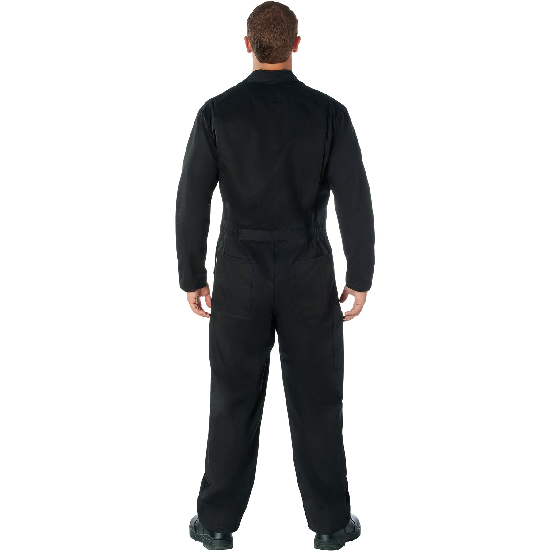 Men's Black or Midnight Navy Blue Workwear Coverall Mechanic