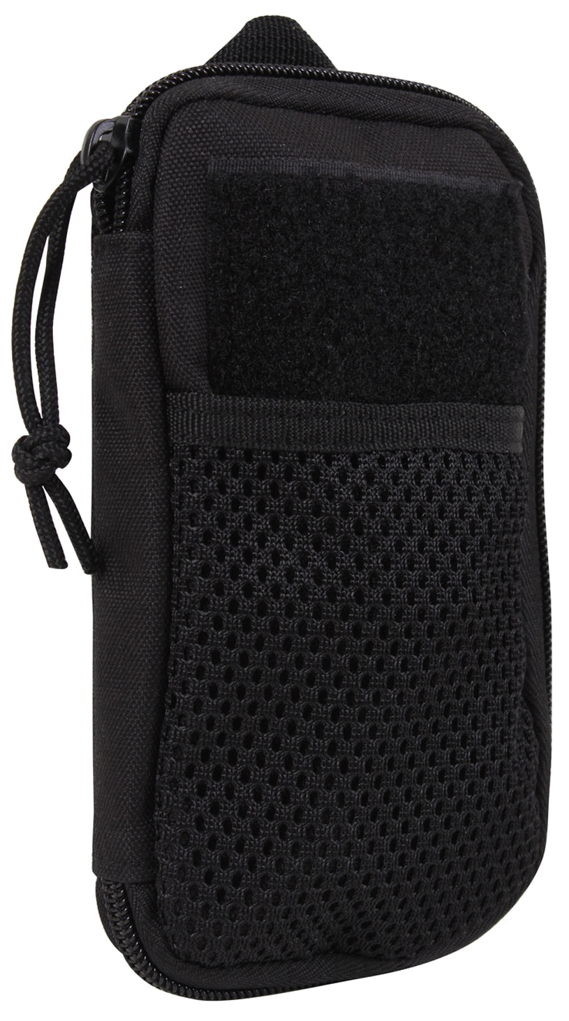Tactical Wallet Black MOLLE Compatible ID Cash Money Holder w/ Pockets & Straps