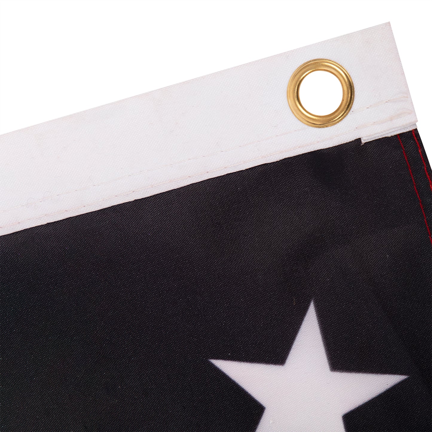 Red White and Blue Thin Blue Line US Flag - 3' X 5' American Flag w/ TBL